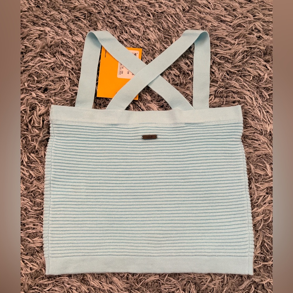 Lole Weekender Ottoman Top In Cerulean Blue - XXS - Picture 3 of 6